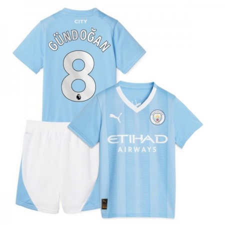 Maglia Manchester City 2023-24 Gundogan 8 Bambino Prima Divisa